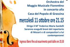 L'Orchestra del Maggio va in scena alla Casa della popolo: a Bagno a Ripoli la grande musica approda nello storico circolo di Grassina