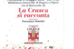 La Crusca si racconta in Biblioteca mercoledì 11 maggio