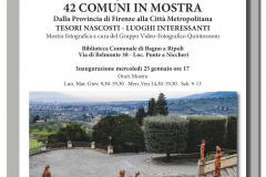 42 Comuni in mostra. Dalla Provincia di Firenze alla Città Metropolitana: dal 25 gennaio in biblioteca