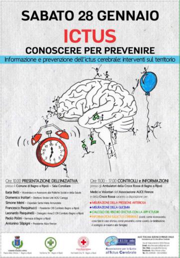 Sabato 28 gennaio a Bagno a Ripoli, giornata dedicata alla prevenzione dell’ictus cerebrale