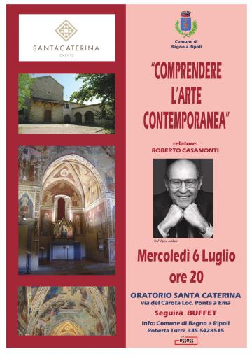 Comprendere l'arte contemporanea. Conferenza di Roberto Casamonti all'Oratorio di Santa Caterina