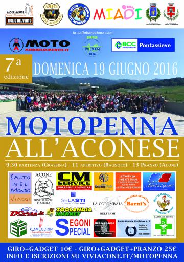 Motopenna all'Aconese – La partenza da Grassina domenica 19 giugno