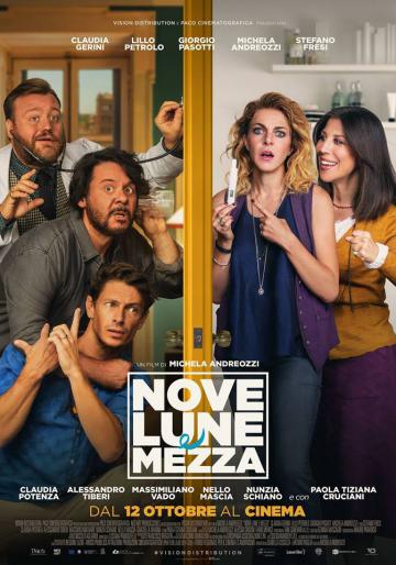 Nove lune e mezza, con Claudia Gerini al Cinema Antella dal 27 al 29 ottobre