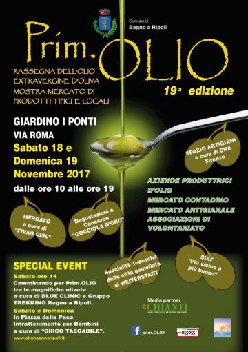 L'oro verde in festa: il 18 e il 19 novembre a Bagno a Ripoli torna Prim.Olio